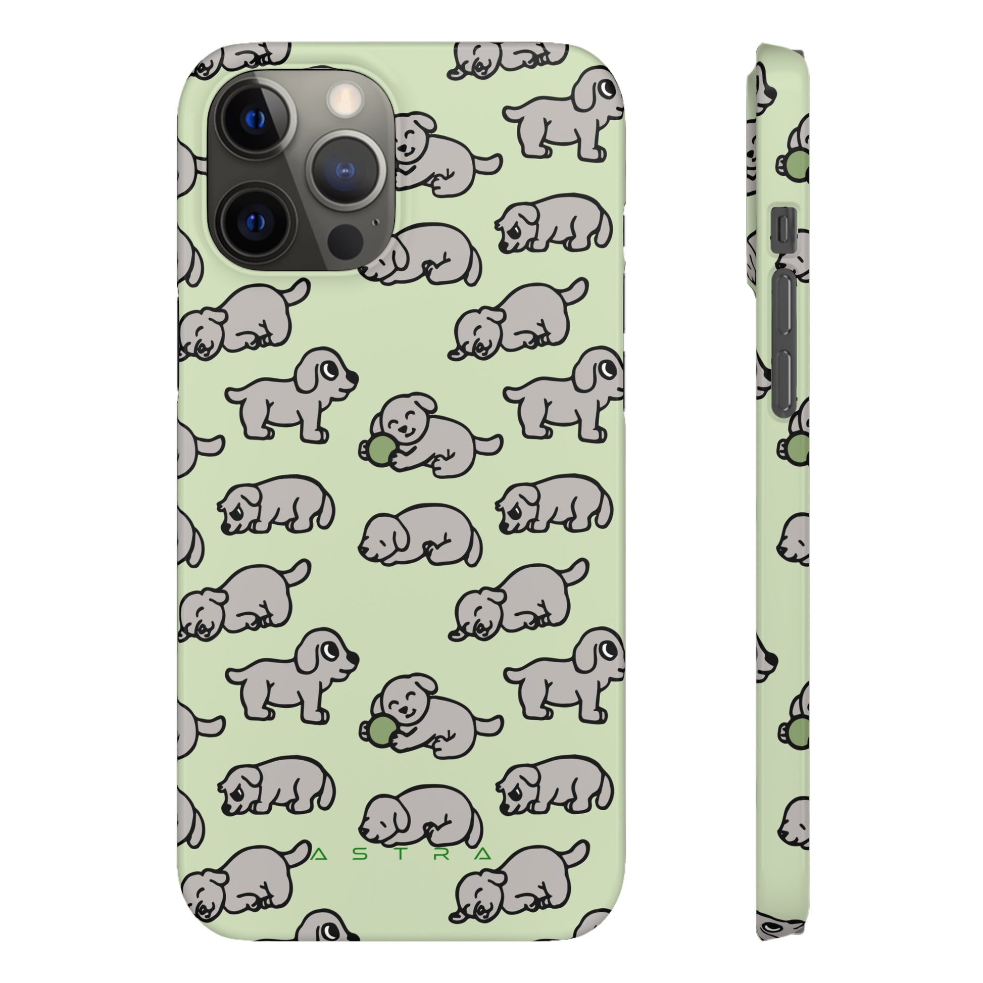 Paw Picnic iPhone 12 Pro Max Glossy Phone Case Accessories Classic Glossy iPhone Cases Matte Phone accessory Phone Cases Valentine's Day Picks
