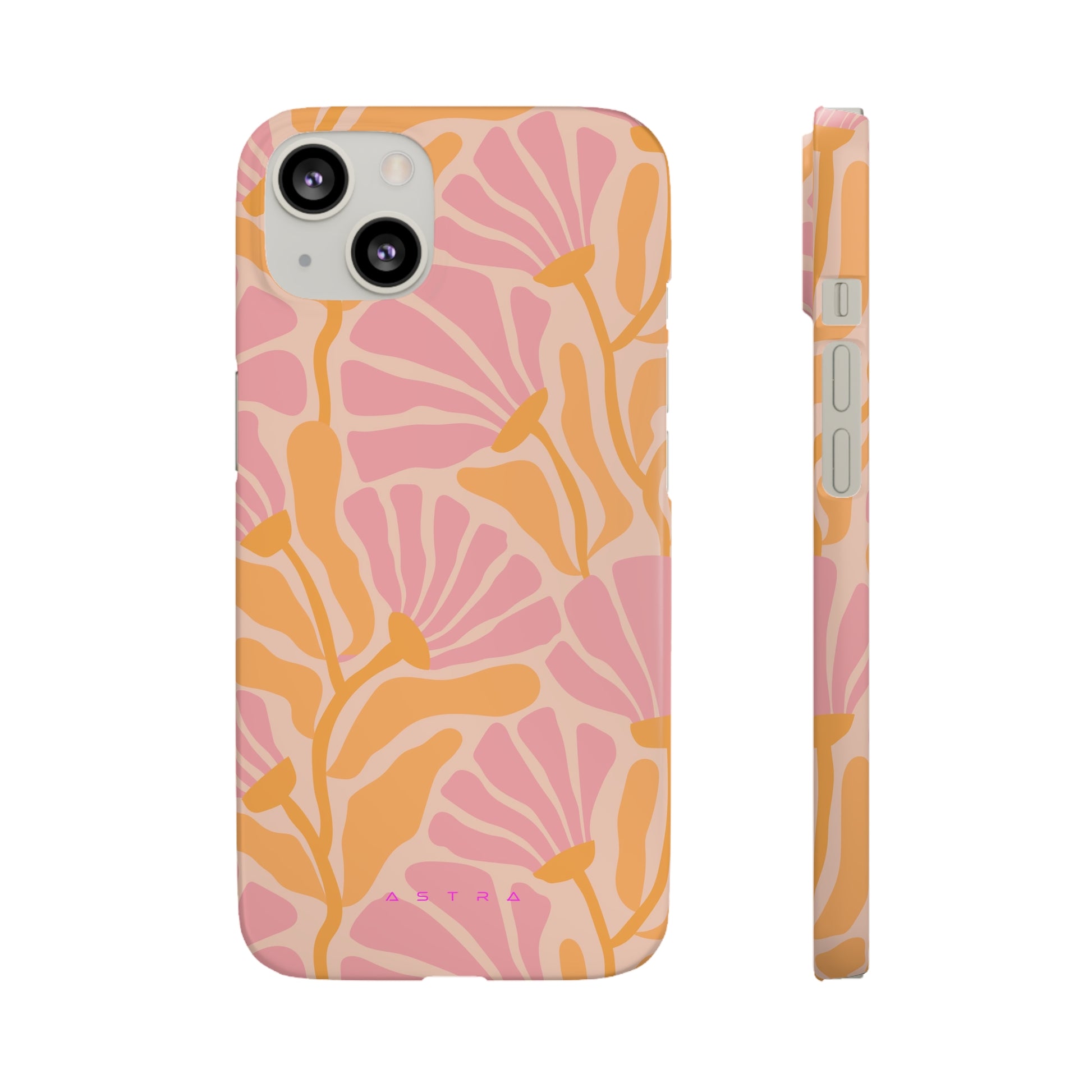 Pink Blossom iPhone 13 Matte Phone Case Accessories Classic Glossy iPhone Cases Matte Phone Cases