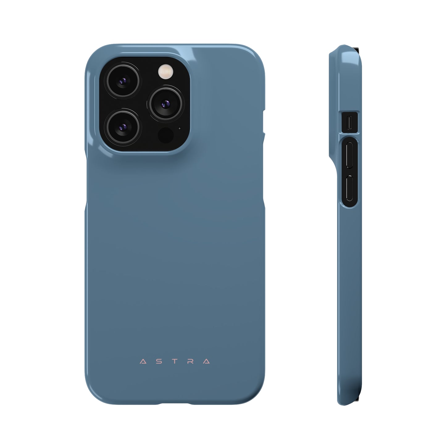 Blue Titanium iPhone 14 Pro Glossy Phone Case Accessories Classic Glossy iPhone Cases Matte Phone Cases Samsung Cases
