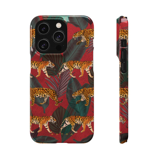 Tropical Stroll iPhone 14 Pro Glossy Phone Case Accessories Classic Glossy iPhone Cases Matte Phone Cases
