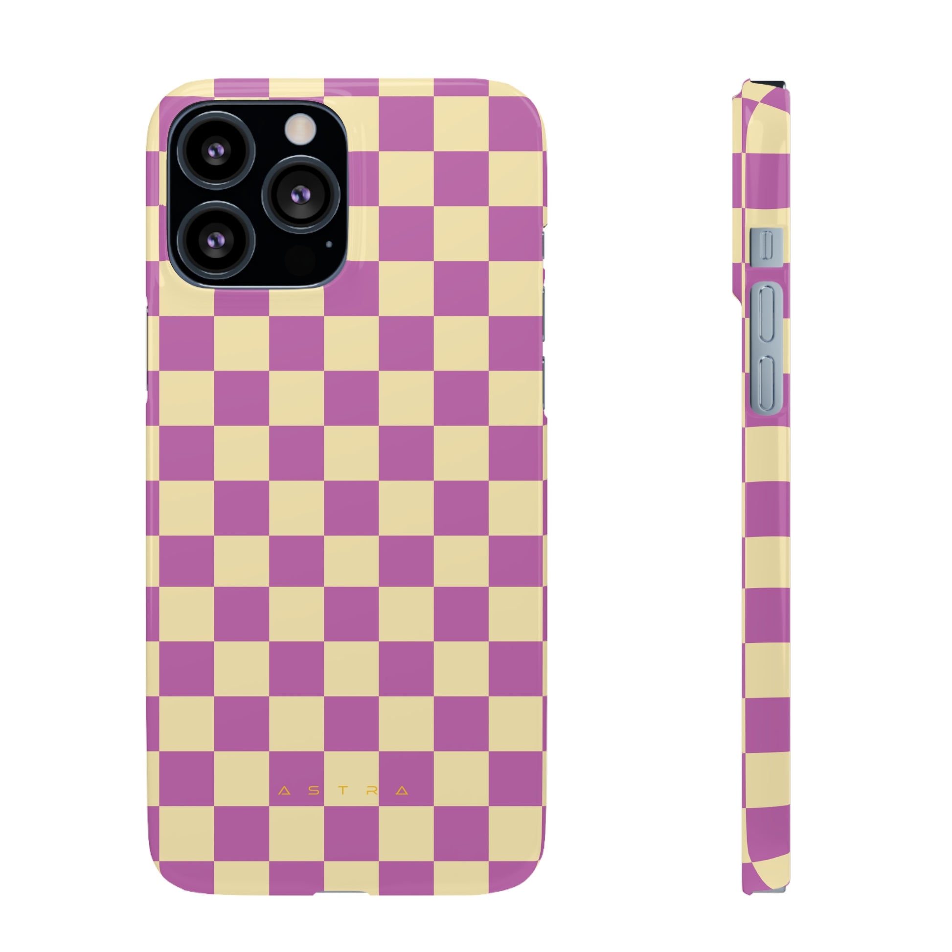 Check and Mate iPhone 13 Pro Max Glossy Phone Case Accessories Classic Glossy iPhone Cases Matte Phone Cases Samsung Cases