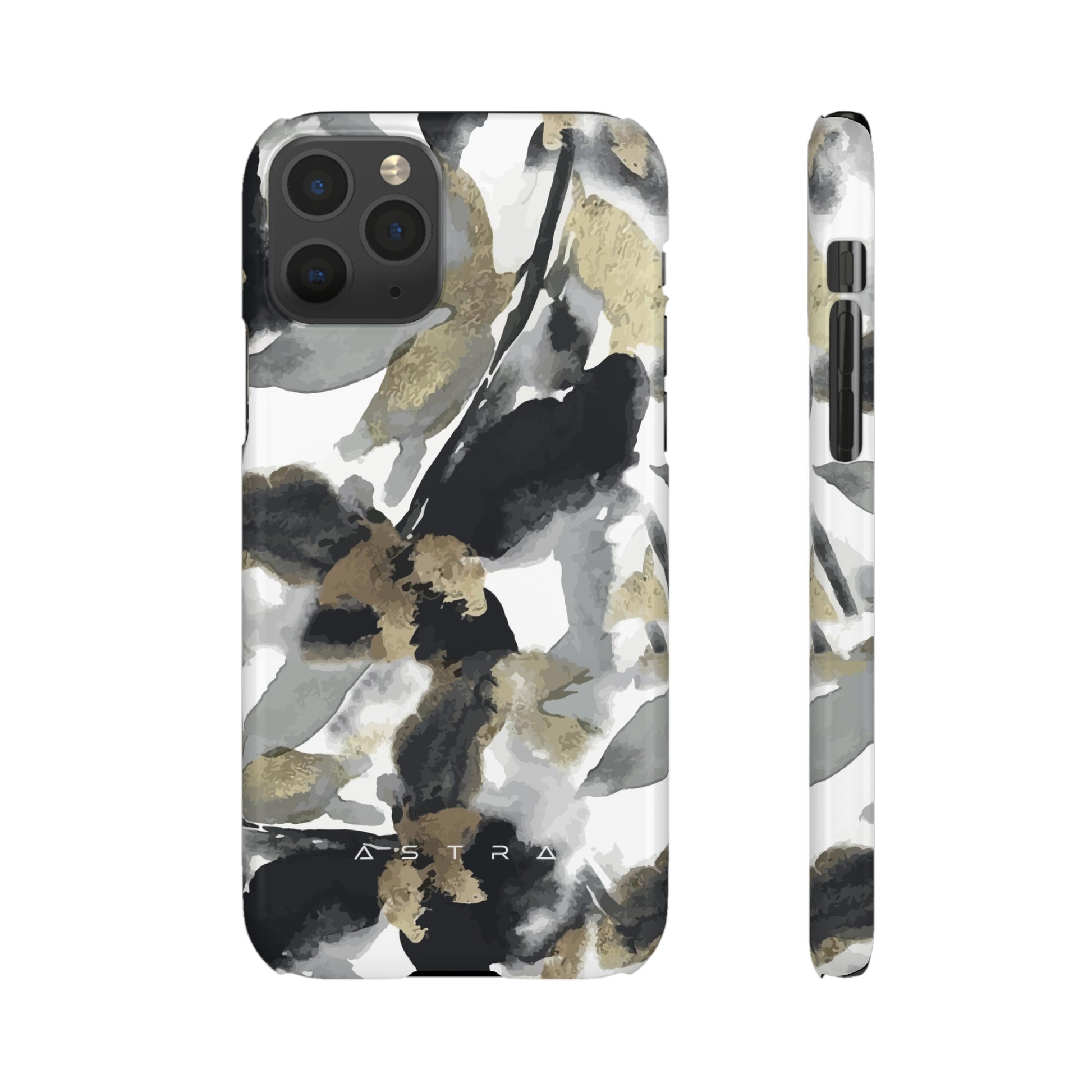 Golden Serenity iPhone 11 Pro Glossy Phone Case Accessories Classic Glossy iPhone Cases Matte Phone Cases Samsung Cases