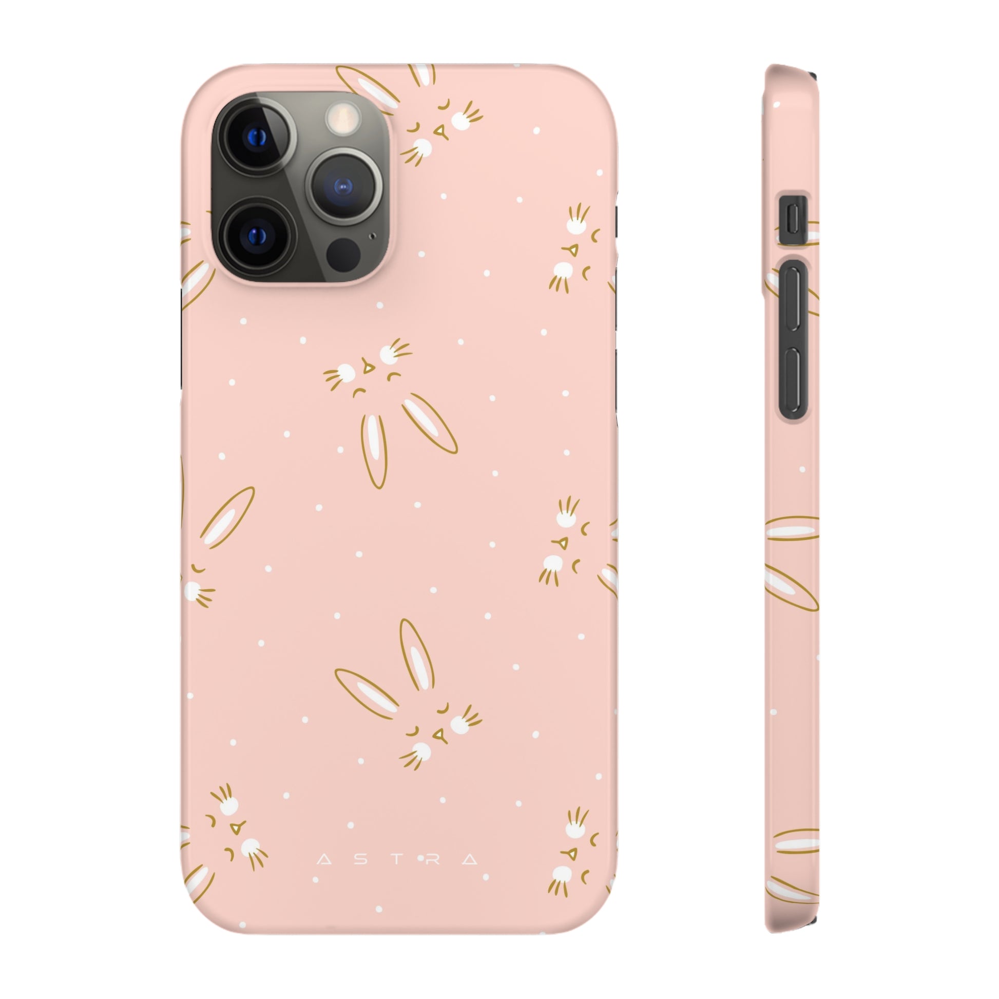 Hunny Bunny iPhone 12 Pro Glossy Phone Case Accessories Classic Glossy iPhone Cases Matte Phone Cases Samsung Cases