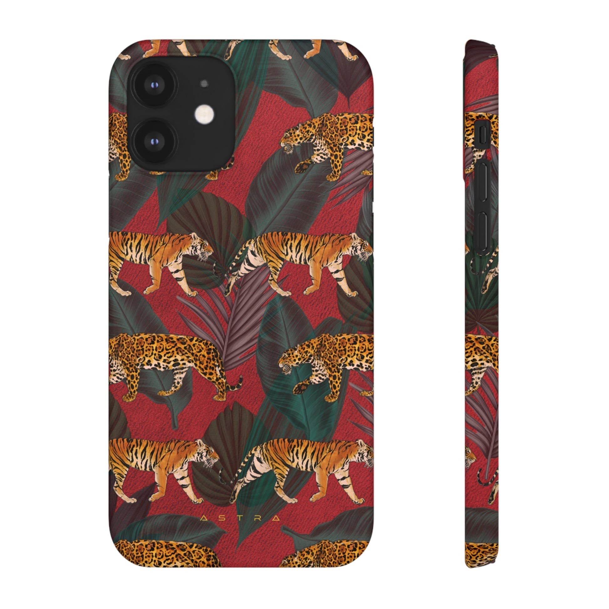 Tropical Stroll iPhone 12 Matte Phone Case Accessories Classic Glossy iPhone Cases Matte Phone Cases
