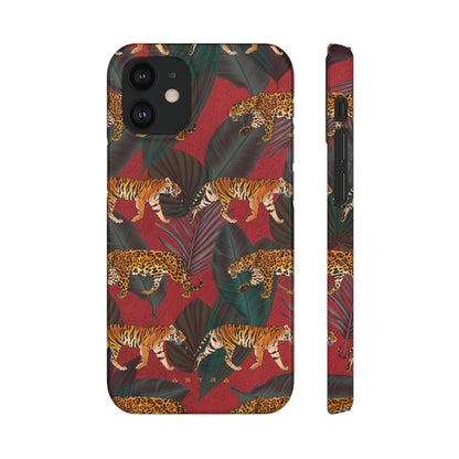 Tropical Stroll iPhone 12 Mini Glossy Phone Case Accessories Classic Glossy iPhone Cases Matte Phone Cases