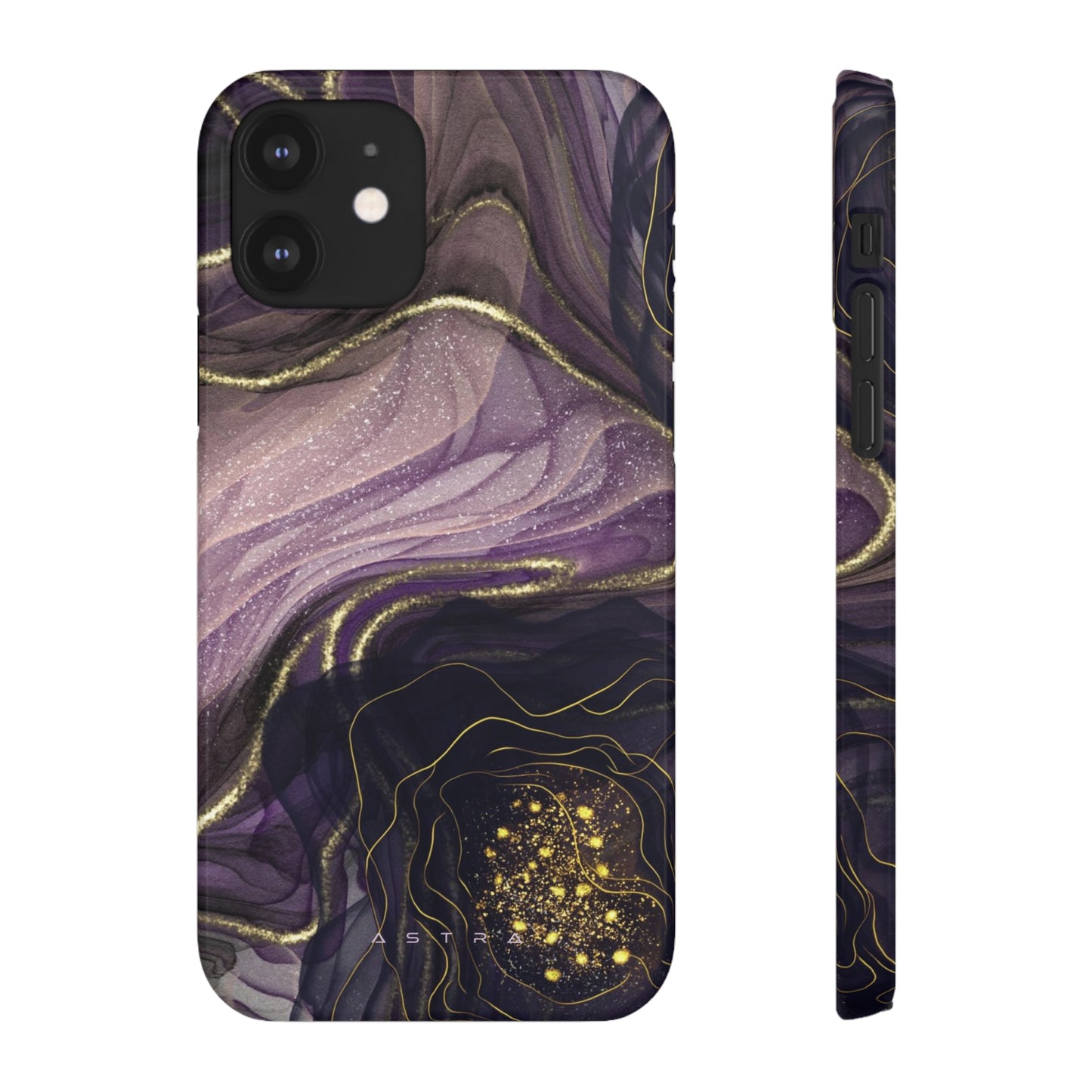 Lavender Crush iPhone 12 Glossy Phone Case Accessories Classic Glossy iPhone Cases Matte Phone Cases
