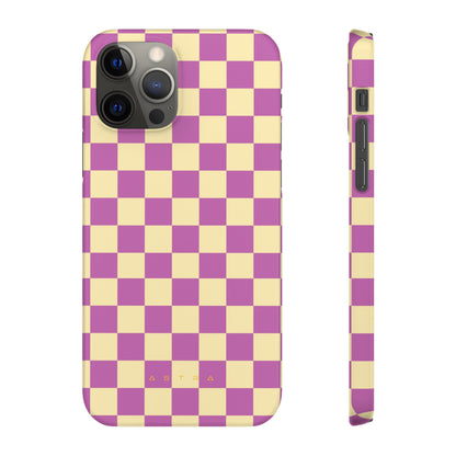Check and Mate iPhone 12 Pro Glossy Phone Case Accessories Classic Glossy iPhone Cases Matte Phone Cases Samsung Cases
