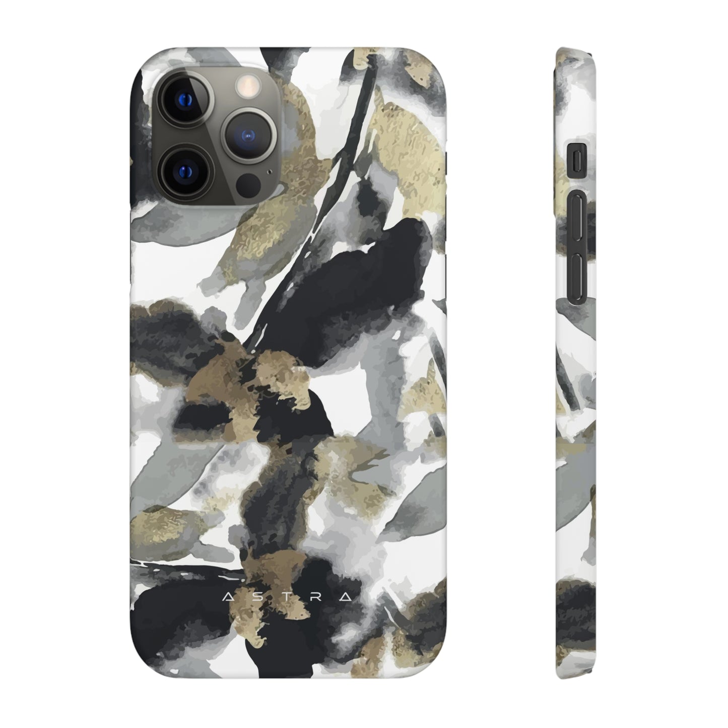 Golden Serenity iPhone 12 Pro Matte Phone Case Accessories Classic Glossy iPhone Cases Matte Phone Cases Samsung Cases