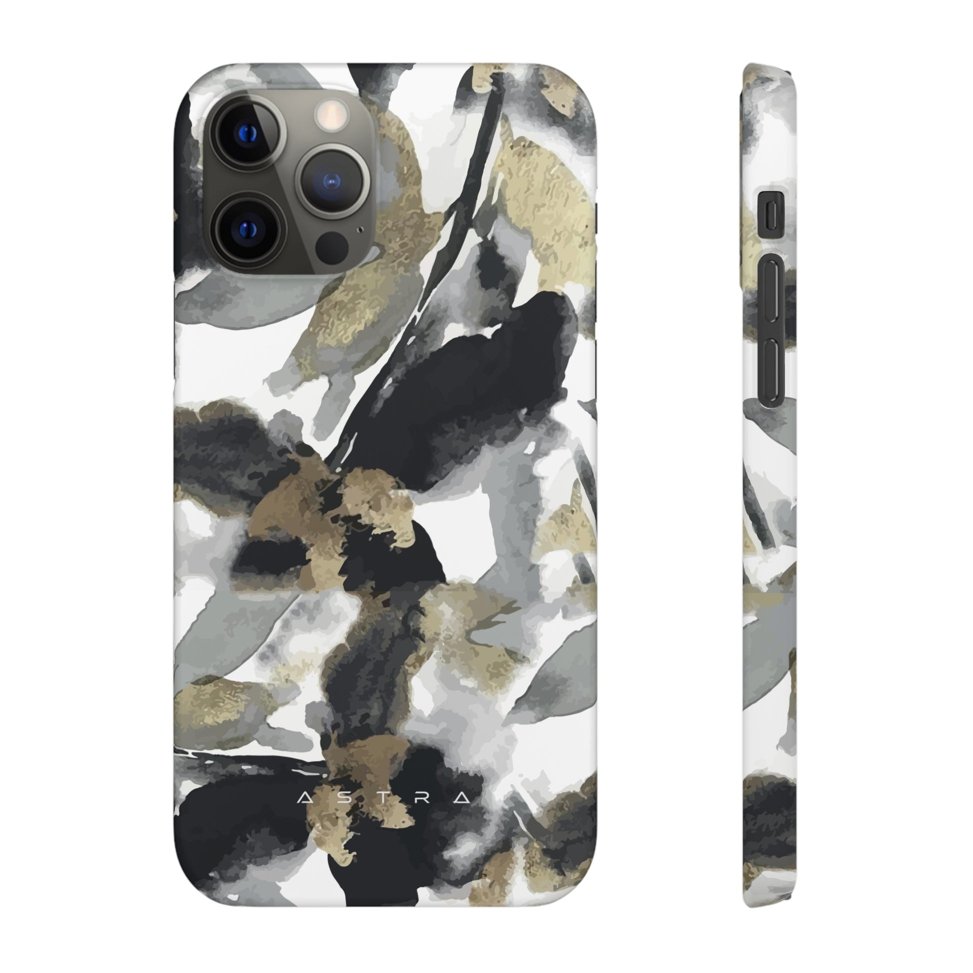 Golden Serenity iPhone 12 Pro Matte Phone Case Accessories Classic Glossy iPhone Cases Matte Phone Cases Samsung Cases