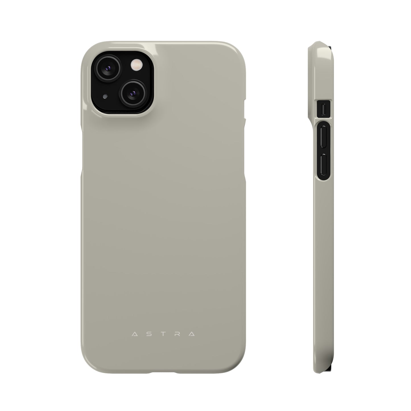 Natural Titanium iPhone 14 Plus Glossy Phone Case Accessories Classic Glossy iPhone Cases Matte Phone Cases Samsung Cases