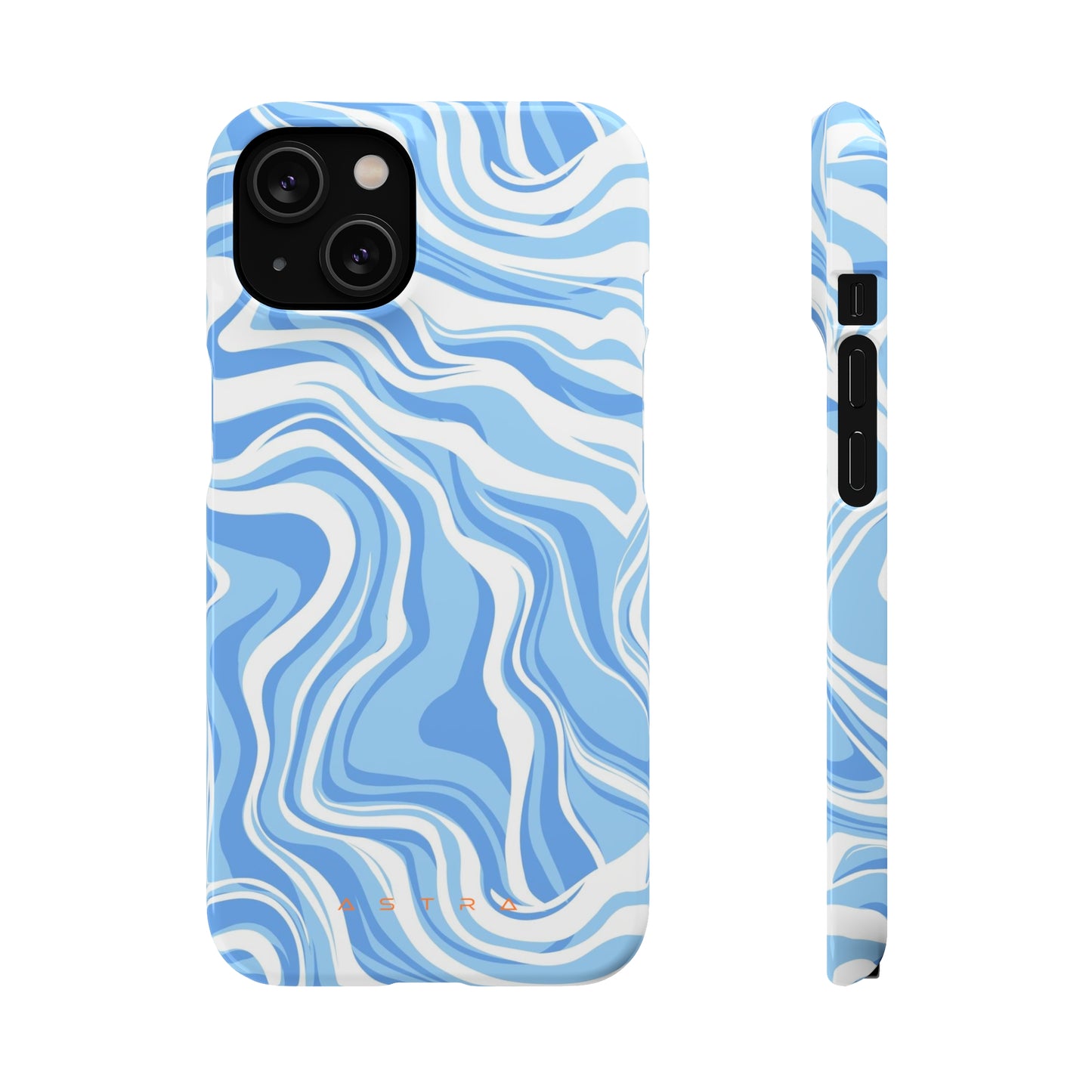Ocean Fusion iPhone 14 Glossy Phone Case Accessories Classic Glossy iPhone Cases Matte Phone Cases