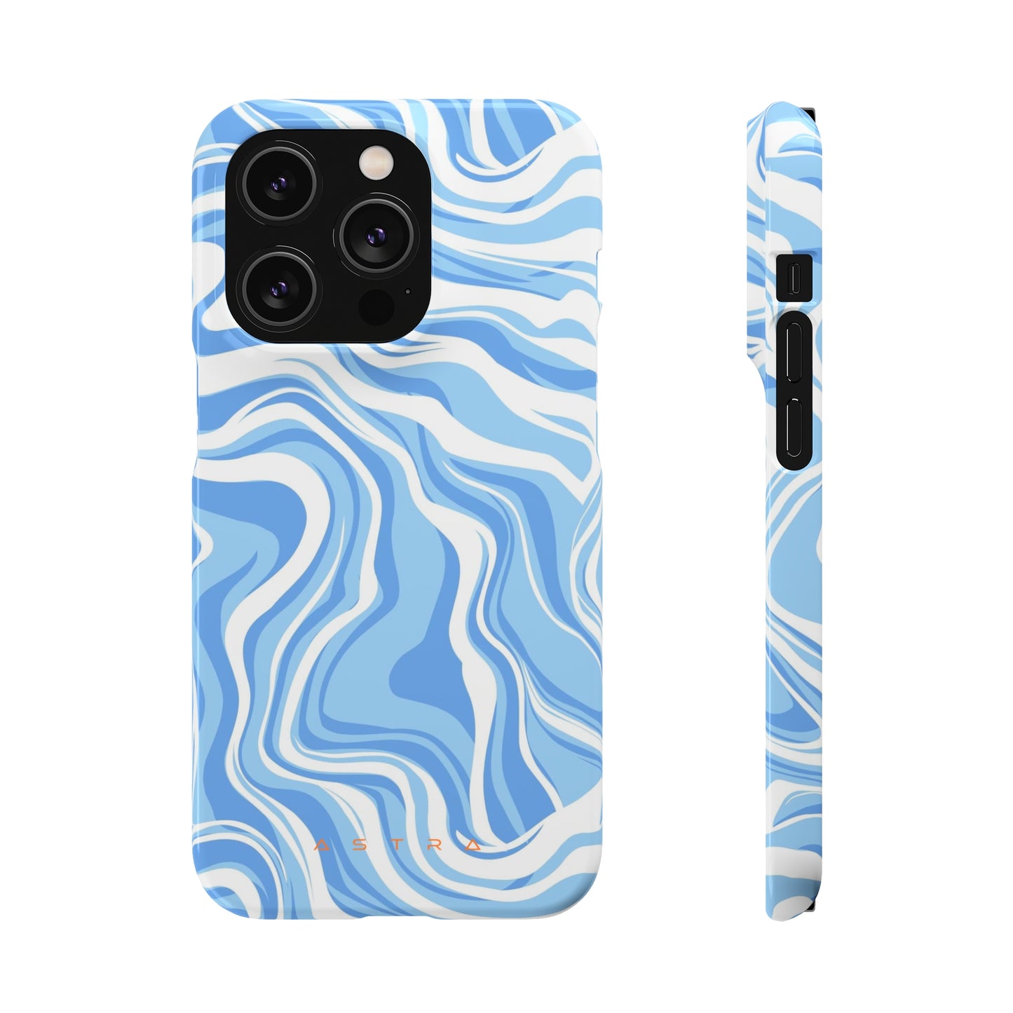 Ocean Fusion iPhone 14 Pro Glossy Phone Case Accessories Classic Glossy iPhone Cases Matte Phone Cases
