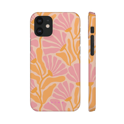 Pink Blossom iPhone 12 Mini Matte Phone Case Accessories Classic Glossy iPhone Cases Matte Phone Cases