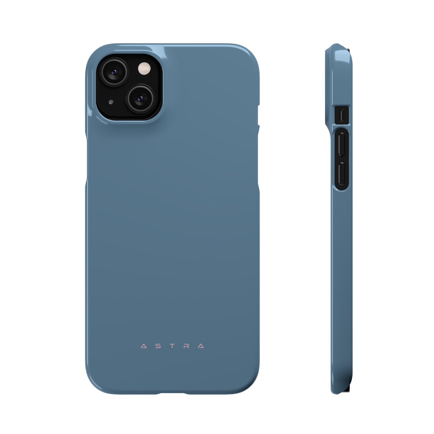 Blue Titanium iPhone 14 Plus Glossy Phone Case Accessories Classic Glossy iPhone Cases Matte Phone Cases Samsung Cases