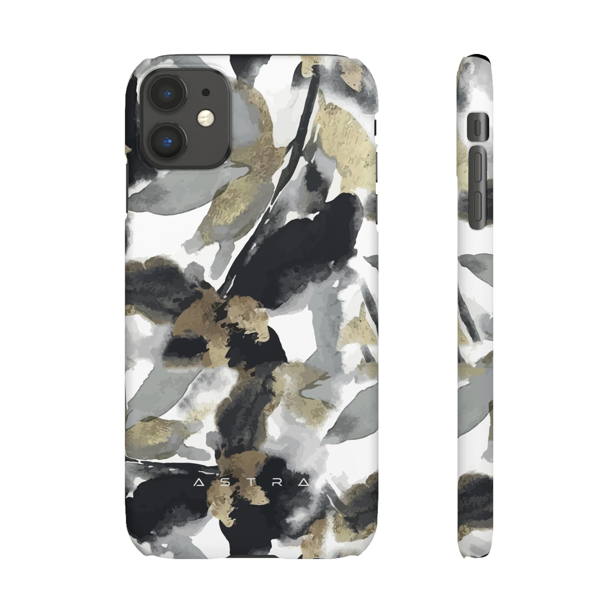 Golden Serenity iPhone 11 Matte Phone Case Accessories Classic Glossy iPhone Cases Matte Phone Cases Samsung Cases