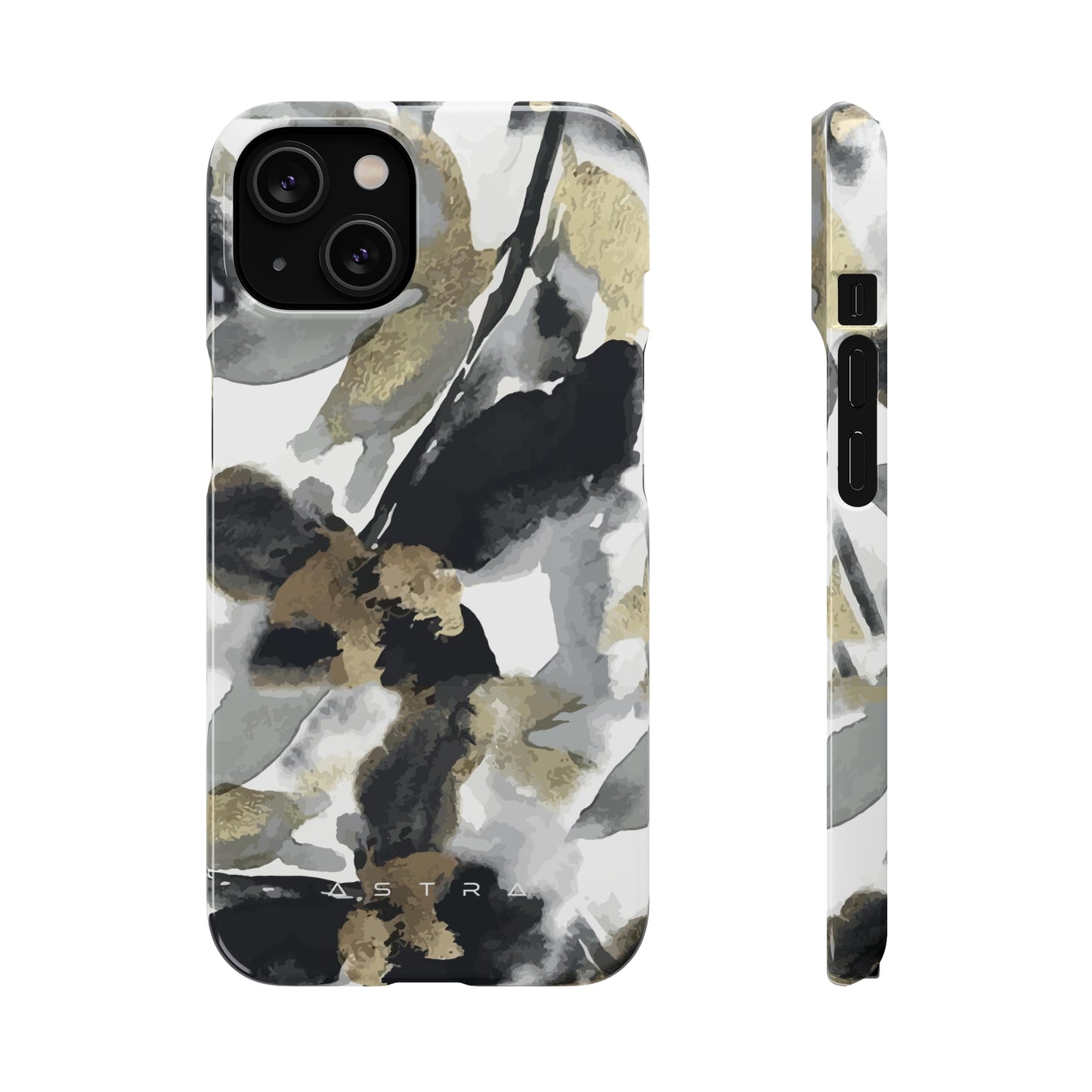 Golden Serenity iPhone 14 Glossy Phone Case Accessories Classic Glossy iPhone Cases Matte Phone Cases Samsung Cases