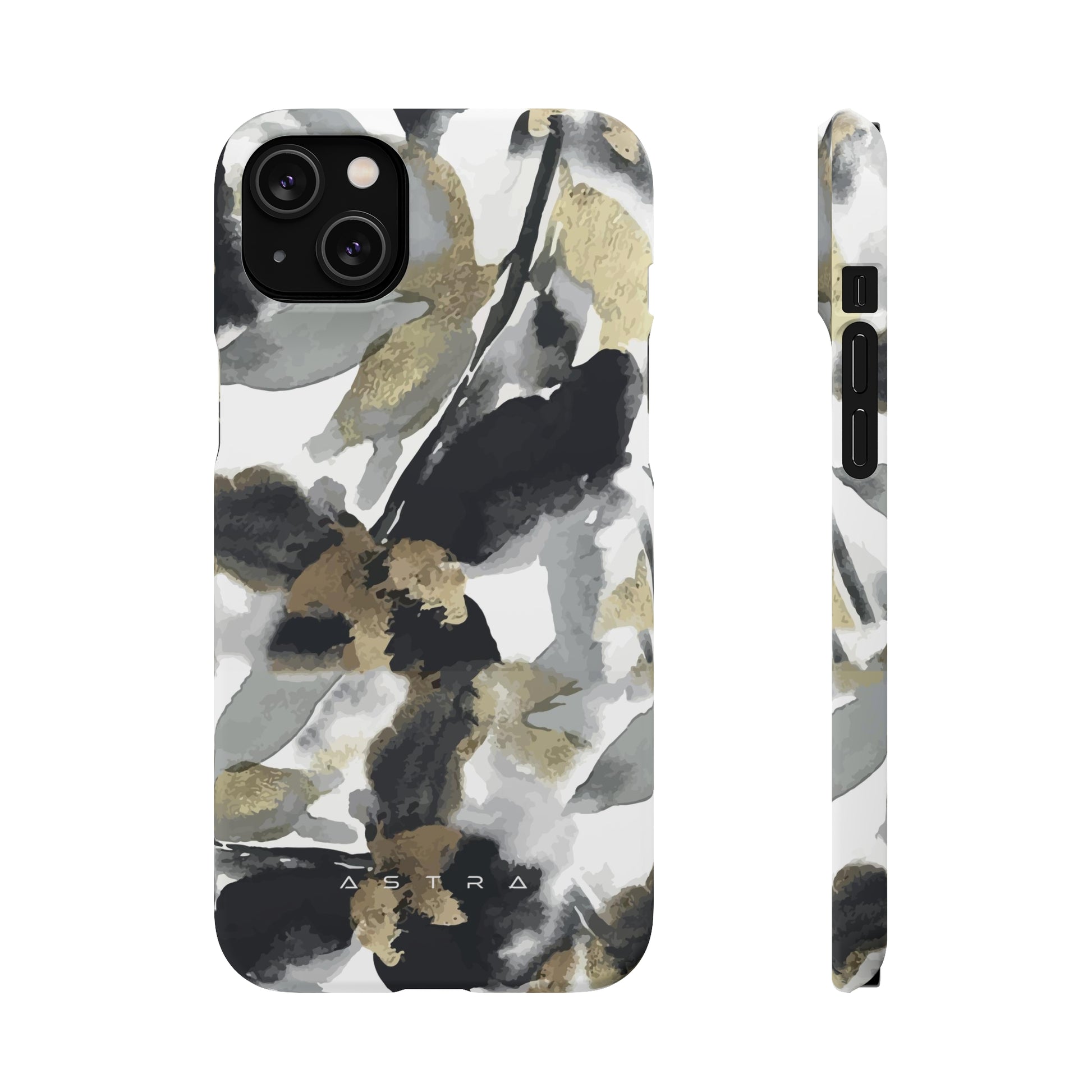 Golden Serenity iPhone 14 Plus Matte Phone Case Accessories Classic Glossy iPhone Cases Matte Phone Cases Samsung Cases