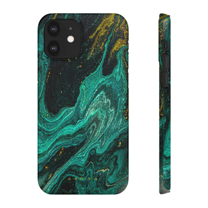Mystic Lagoon iPhone 12 Glossy Phone Case Accessories Classic Glossy iPhone Cases Matte Phone Cases