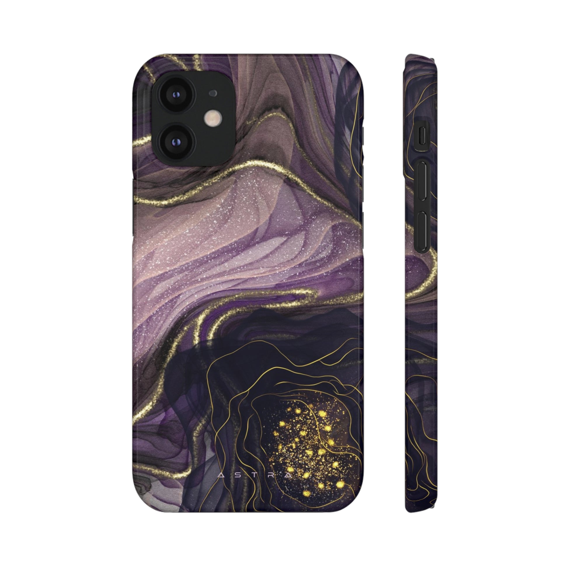 Lavender Crush iPhone 12 Mini Glossy Phone Case Accessories Classic Glossy iPhone Cases Matte Phone Cases
