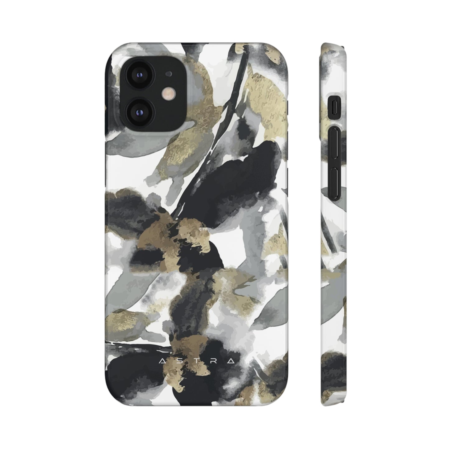 Golden Serenity iPhone 12 Mini Glossy Phone Case Accessories Classic Glossy iPhone Cases Matte Phone Cases Samsung Cases