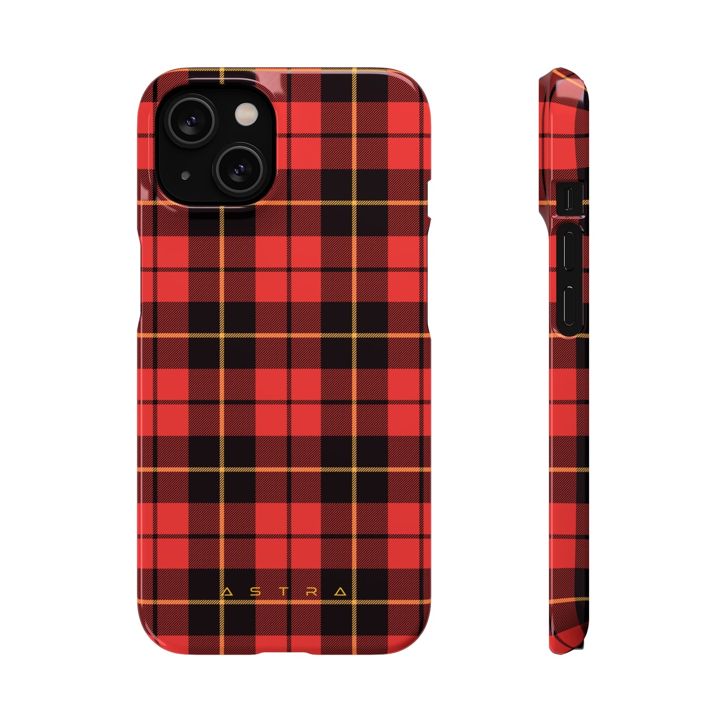 Crimson Classic iPhone 14 Glossy Phone Case Accessories Classic Glossy iPhone Cases Matte Phone Cases Samsung Cases