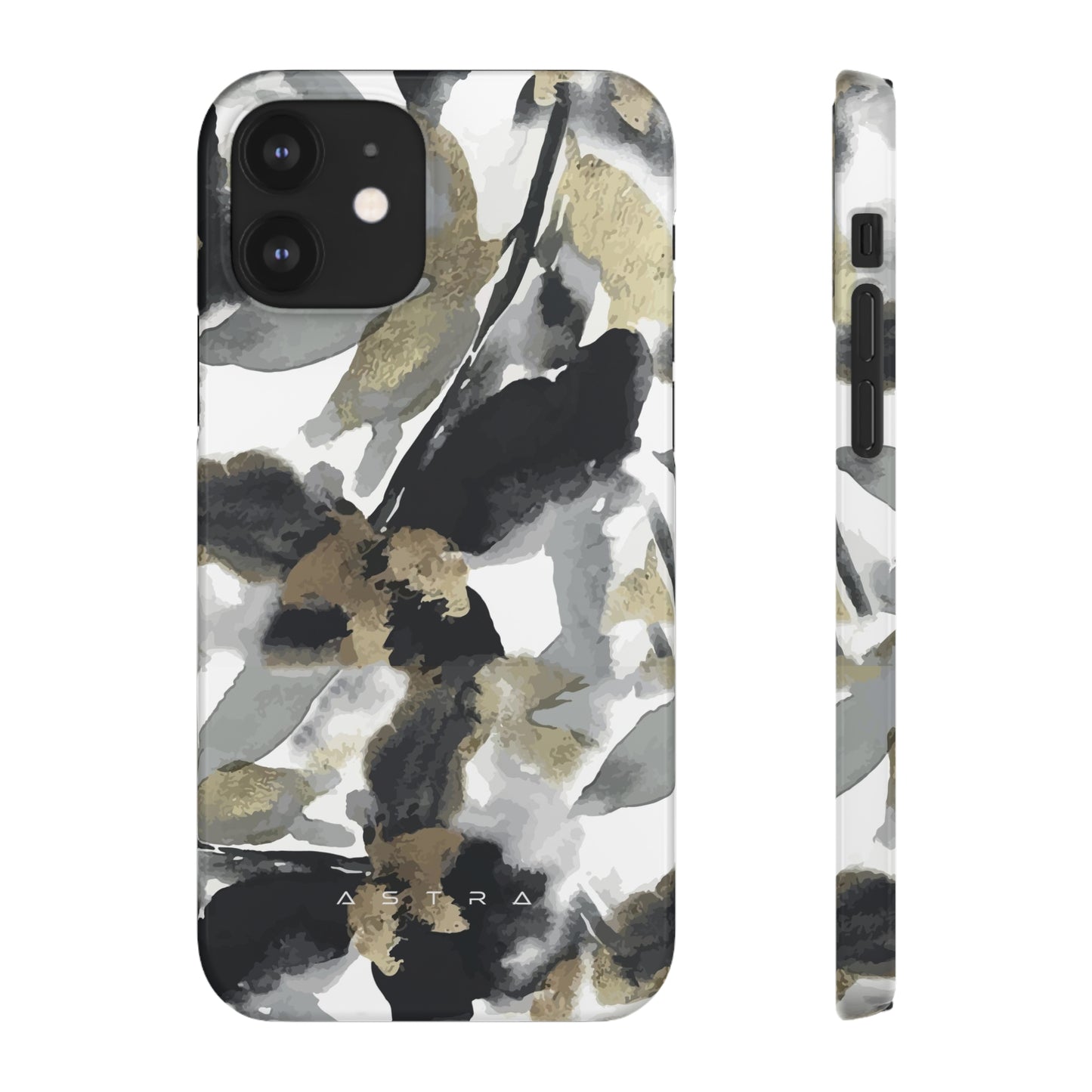 Golden Serenity iPhone 12 Glossy Phone Case Accessories Classic Glossy iPhone Cases Matte Phone Cases Samsung Cases
