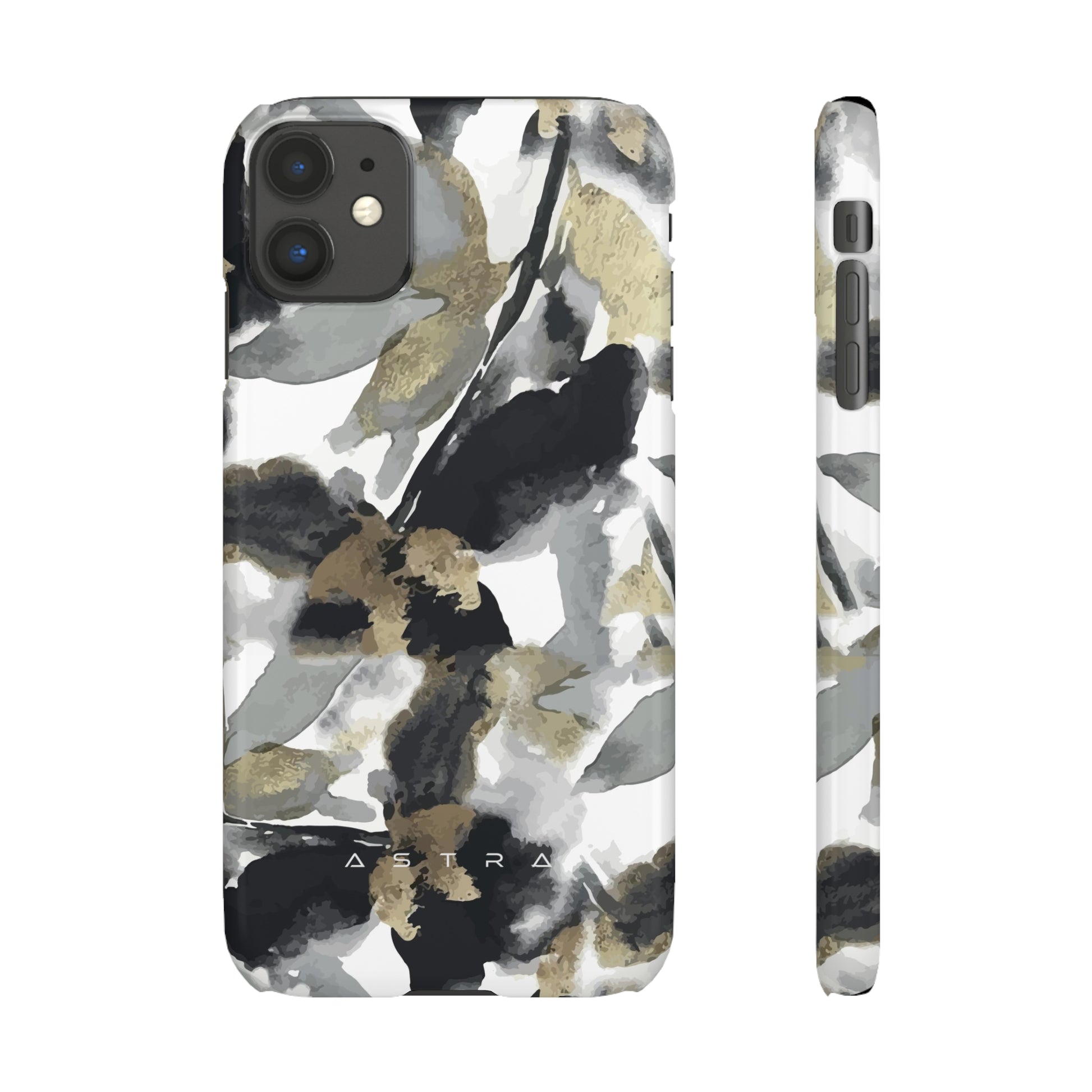 Golden Serenity iPhone 11 Glossy Phone Case Accessories Classic Glossy iPhone Cases Matte Phone Cases Samsung Cases