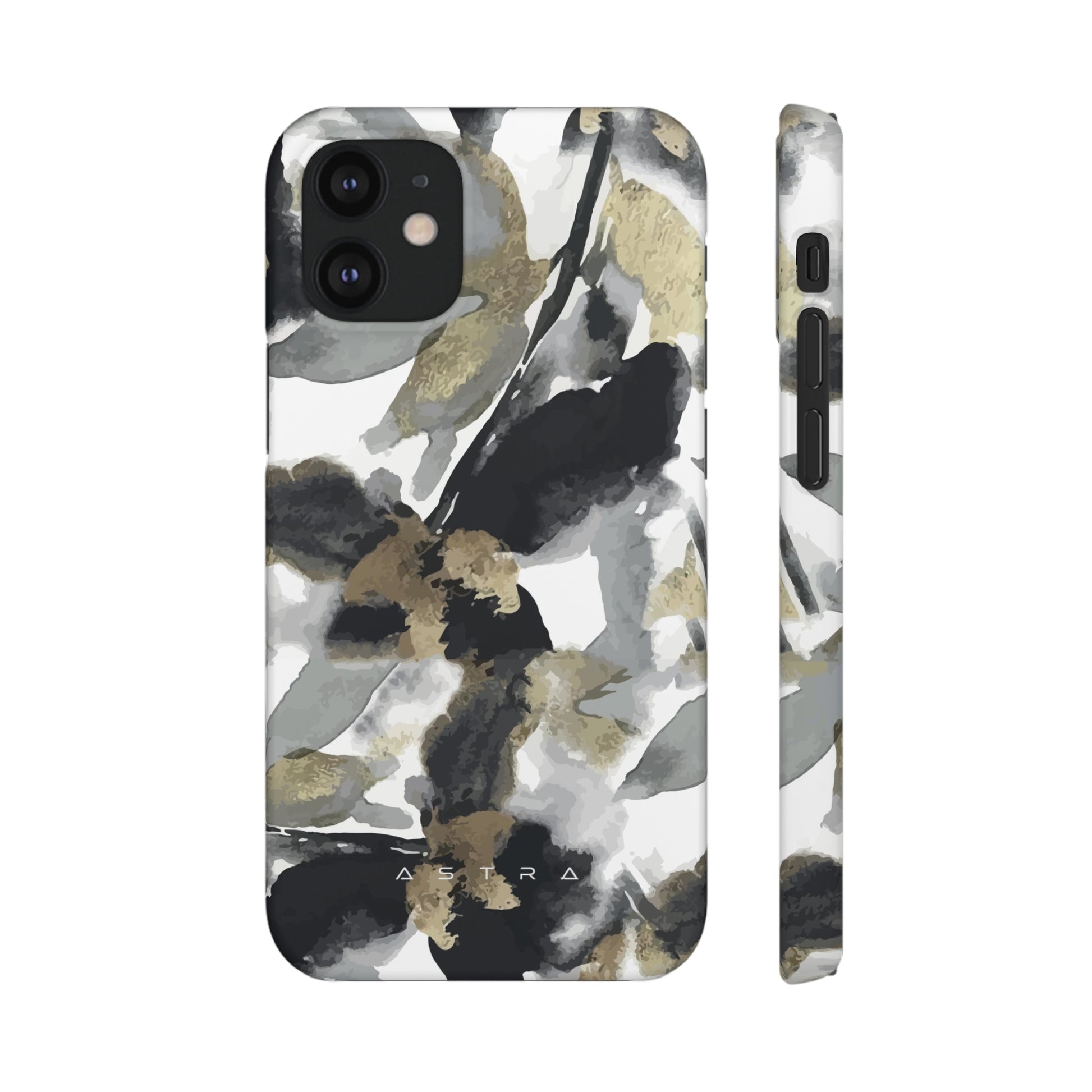 Golden Serenity iPhone 12 Mini Matte Phone Case Accessories Classic Glossy iPhone Cases Matte Phone Cases Samsung Cases