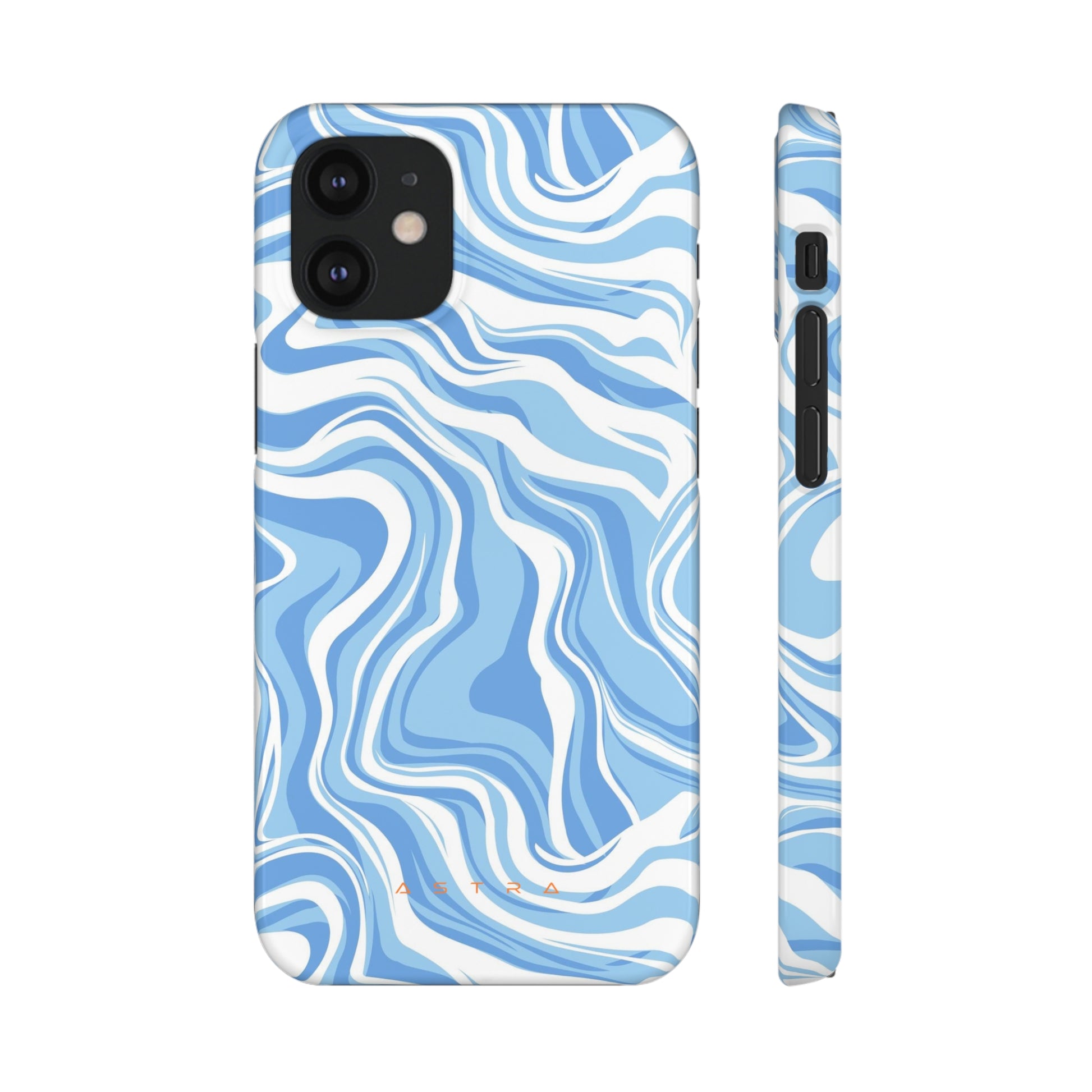 Ocean Fusion iPhone 12 Mini Glossy Phone Case Accessories Classic Glossy iPhone Cases Matte Phone Cases