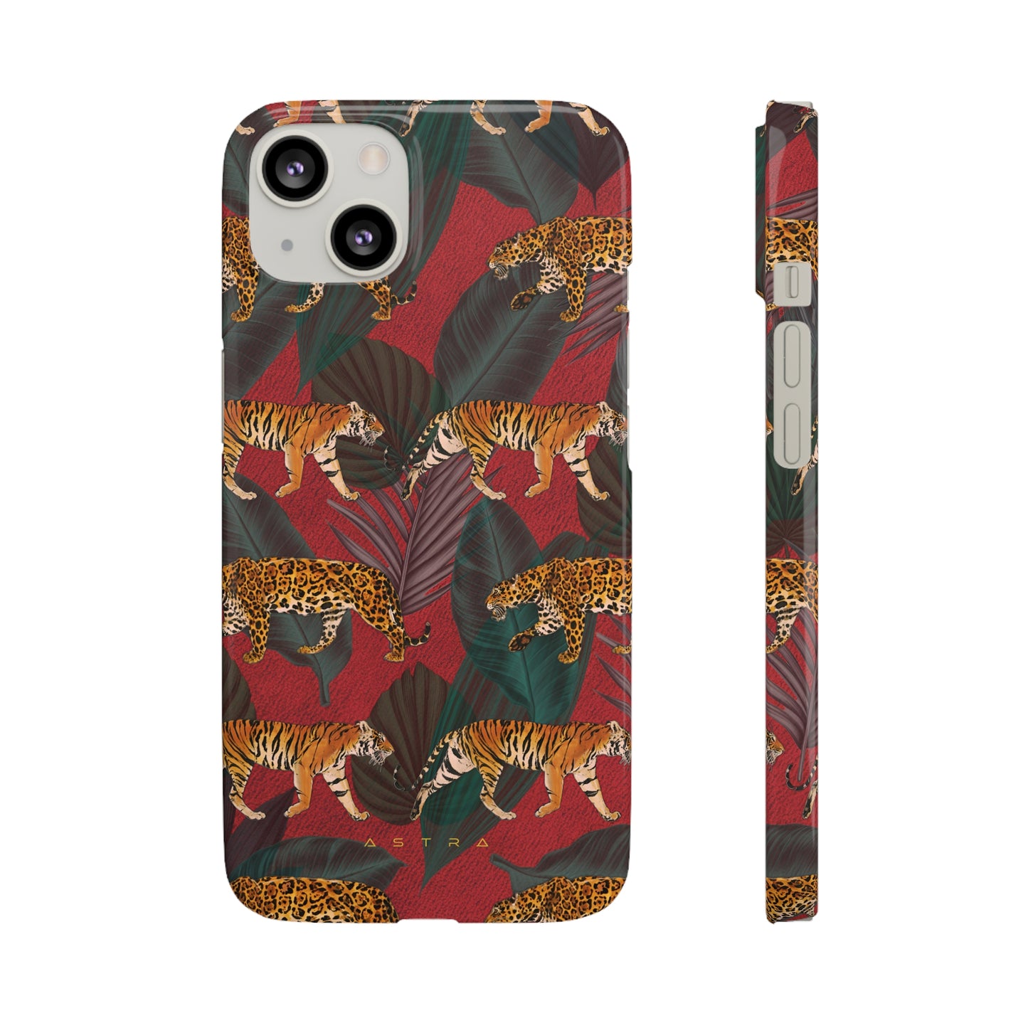 Tropical Stroll iPhone 13 Glossy Phone Case Accessories Classic Glossy iPhone Cases Matte Phone Cases