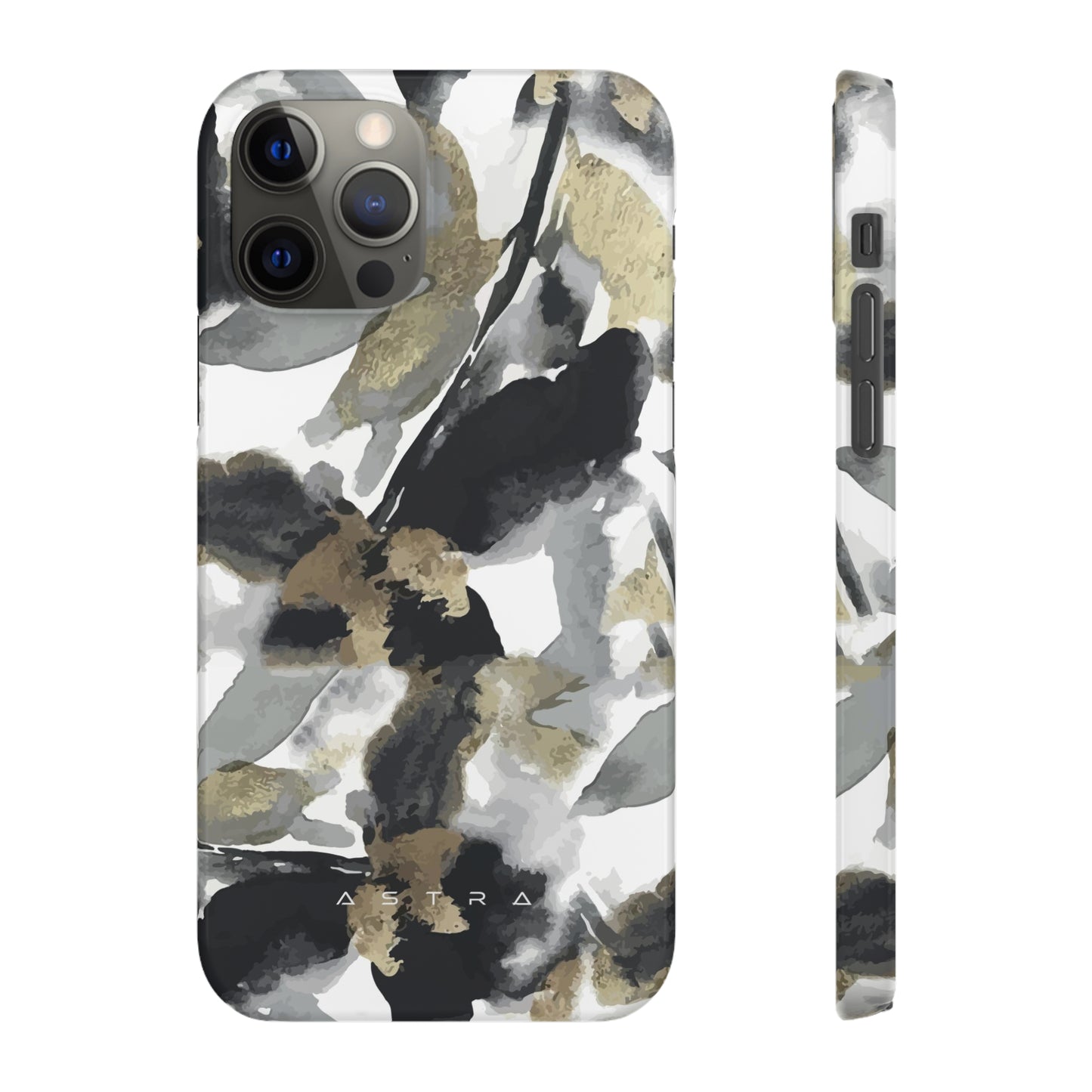Golden Serenity iPhone 12 Pro Glossy Phone Case Accessories Classic Glossy iPhone Cases Matte Phone Cases Samsung Cases