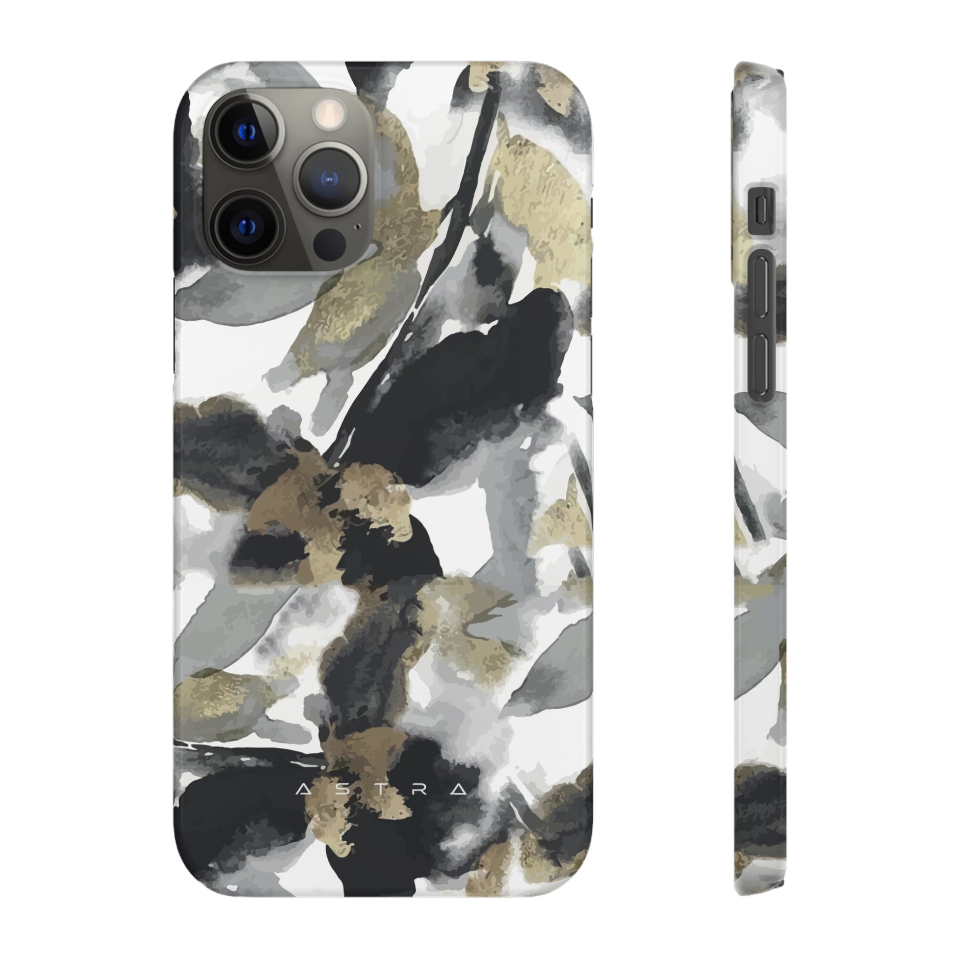 Golden Serenity iPhone 12 Pro Glossy Phone Case Accessories Classic Glossy iPhone Cases Matte Phone Cases Samsung Cases