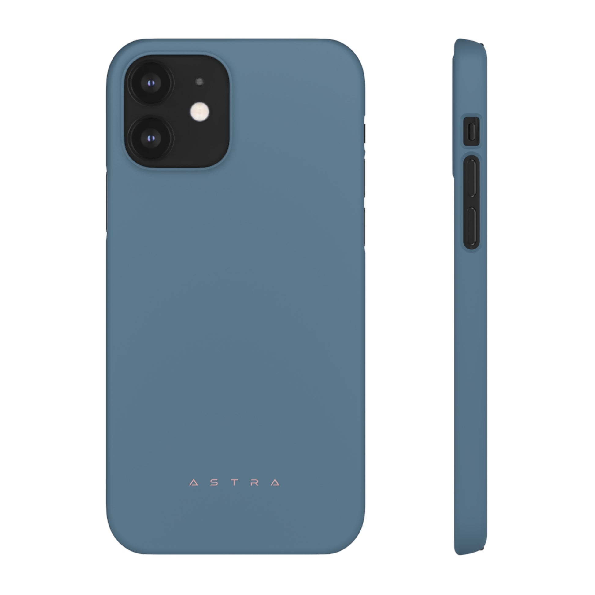Blue Titanium iPhone 12 Matte Phone Case Accessories Classic Glossy iPhone Cases Matte Phone Cases Samsung Cases
