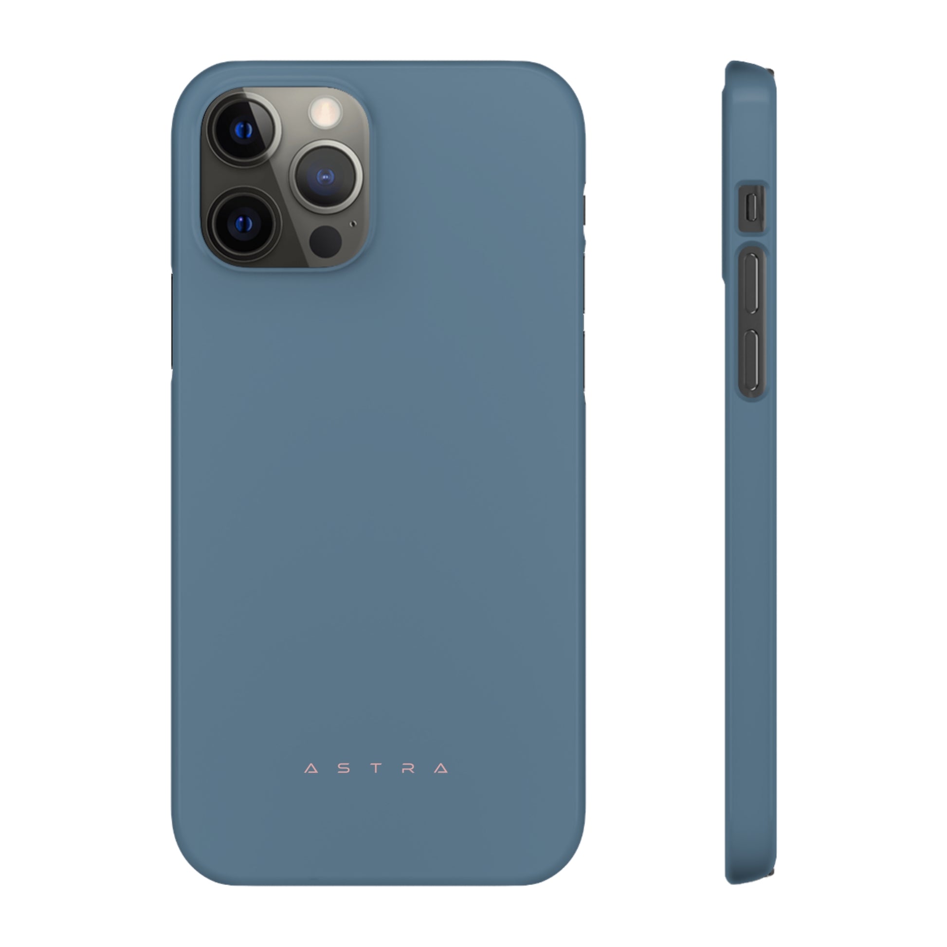 Blue Titanium iPhone 12 Pro Glossy Phone Case Accessories Classic Glossy iPhone Cases Matte Phone Cases Samsung Cases