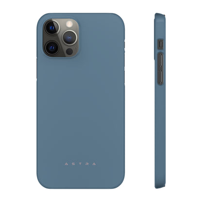 Blue Titanium iPhone 12 Pro Glossy Phone Case Accessories Classic Glossy iPhone Cases Matte Phone Cases Samsung Cases