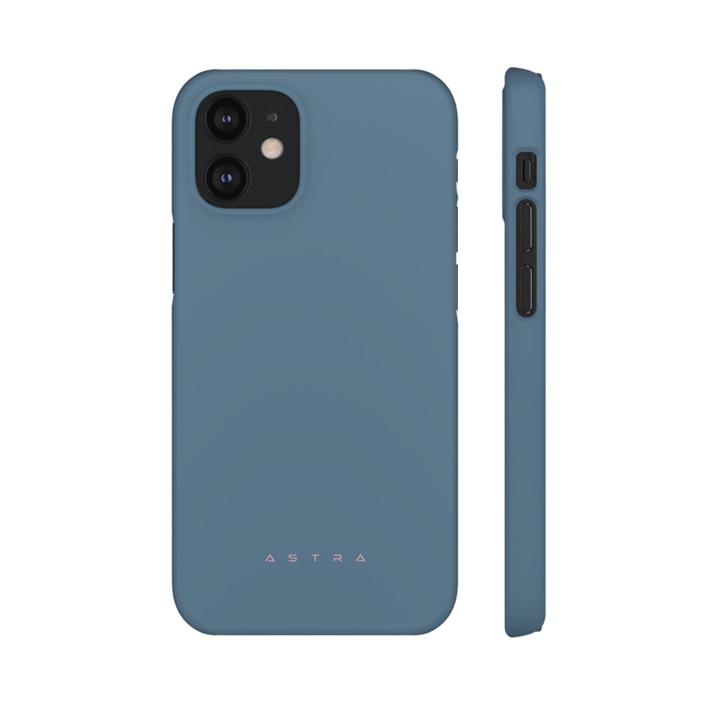 Blue Titanium iPhone 12 Mini Matte Phone Case Accessories Classic Glossy iPhone Cases Matte Phone Cases Samsung Cases