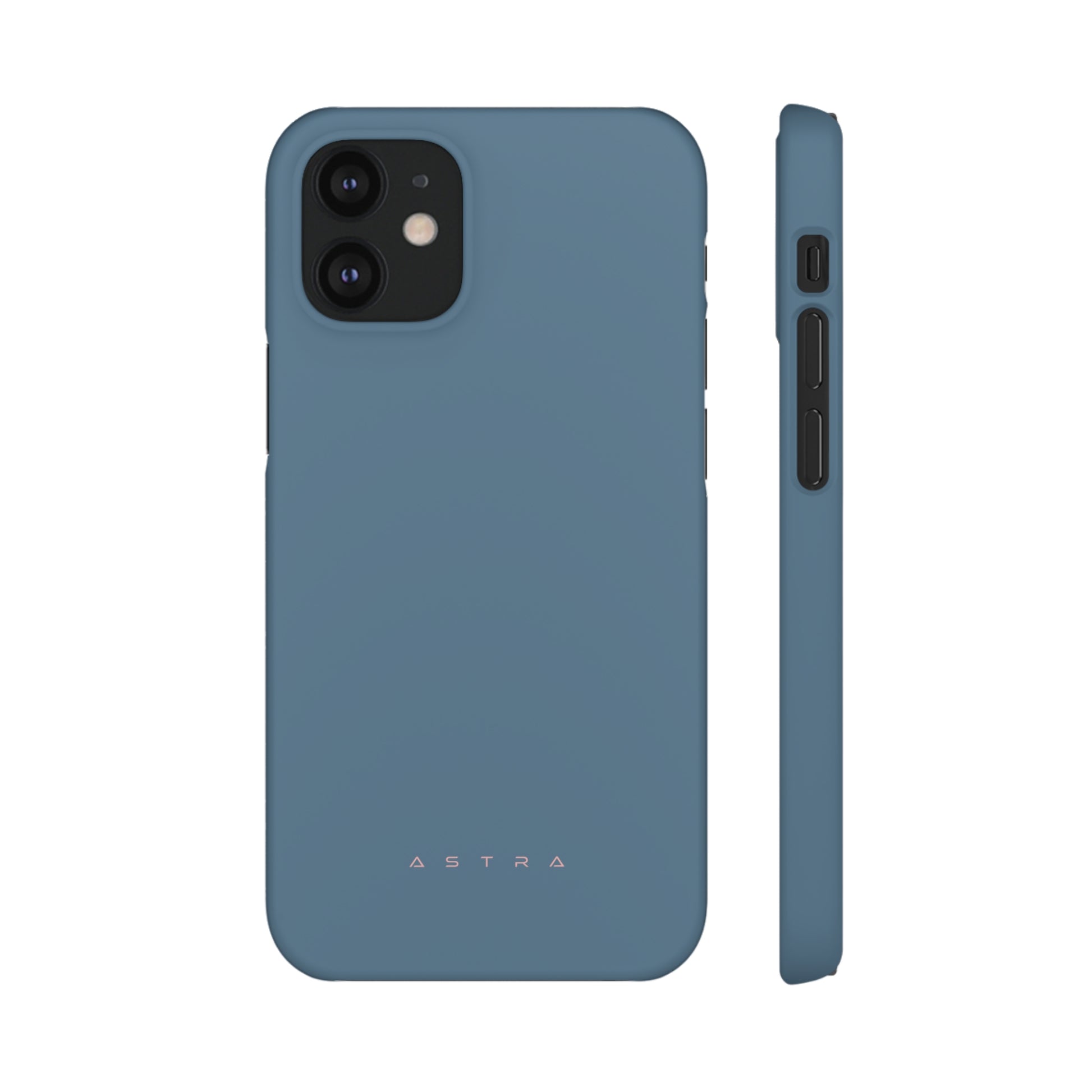 Blue Titanium iPhone 12 Mini Matte Phone Case Accessories Classic Glossy iPhone Cases Matte Phone Cases Samsung Cases