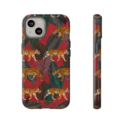 Tropical Stroll iPhone 14 Glossy Phone Case Accessories Elite Glossy iPhone Cases Matte mobi Phone accessory Phone Cases Samsung Cases Valentine's Day Picks