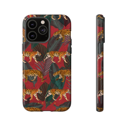 Tropical Stroll iPhone 14 Pro Max Glossy Phone Case Accessories Elite Glossy iPhone Cases Matte mobi Phone accessory Phone Cases Samsung Cases Valentine's Day Picks