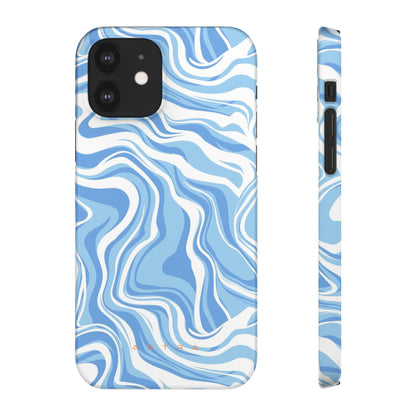 Ocean Fusion iPhone 12 Glossy Phone Case Accessories Classic Glossy iPhone Cases Matte Phone Cases