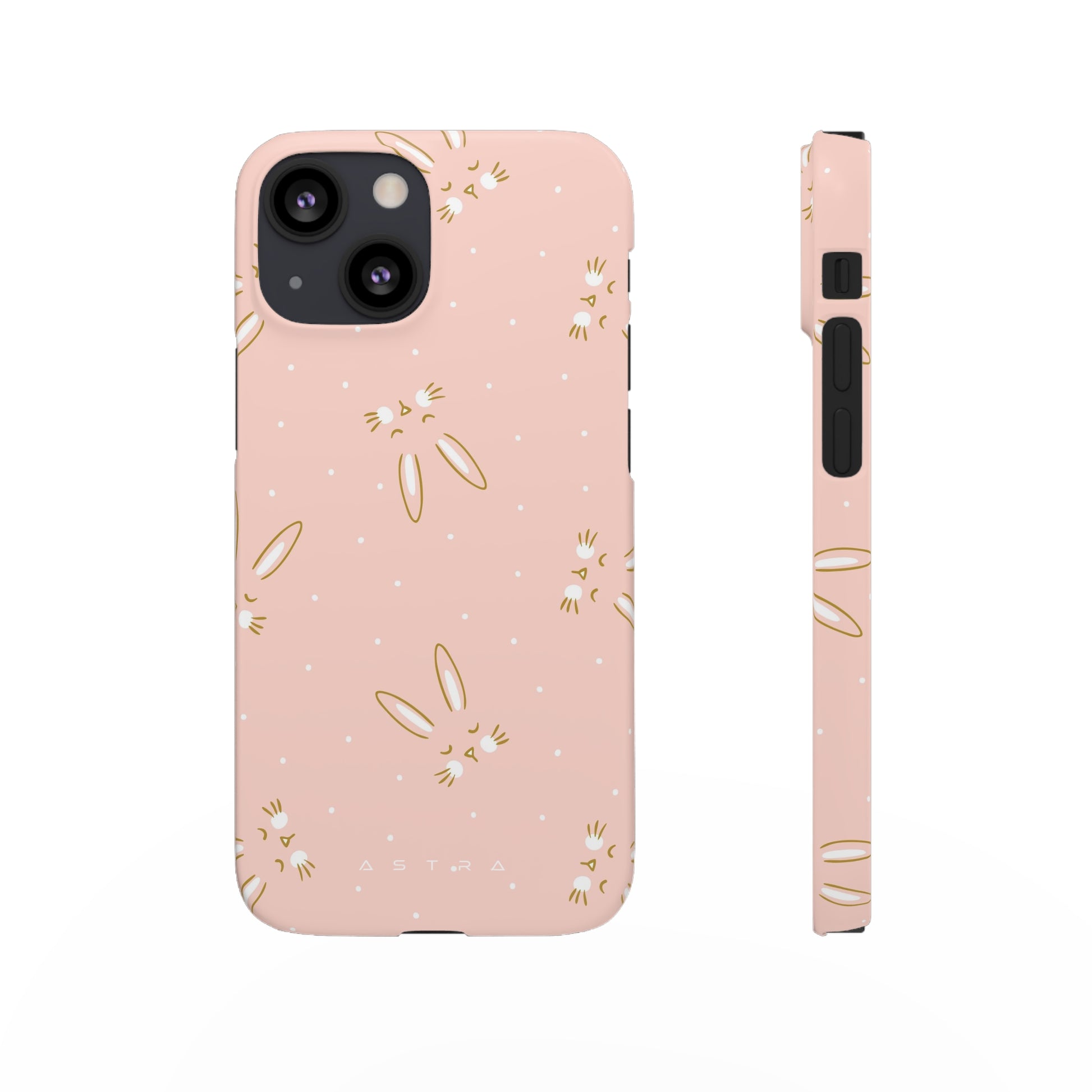 Hunny Bunny iPhone 13 Mini Matte Phone Case Accessories Classic Glossy iPhone Cases Matte Phone Cases Samsung Cases
