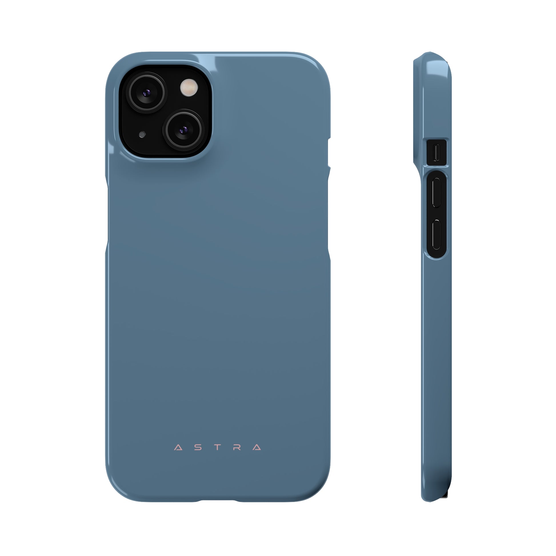 Blue Titanium iPhone 14 Glossy Phone Case Accessories Classic Glossy iPhone Cases Matte Phone Cases Samsung Cases