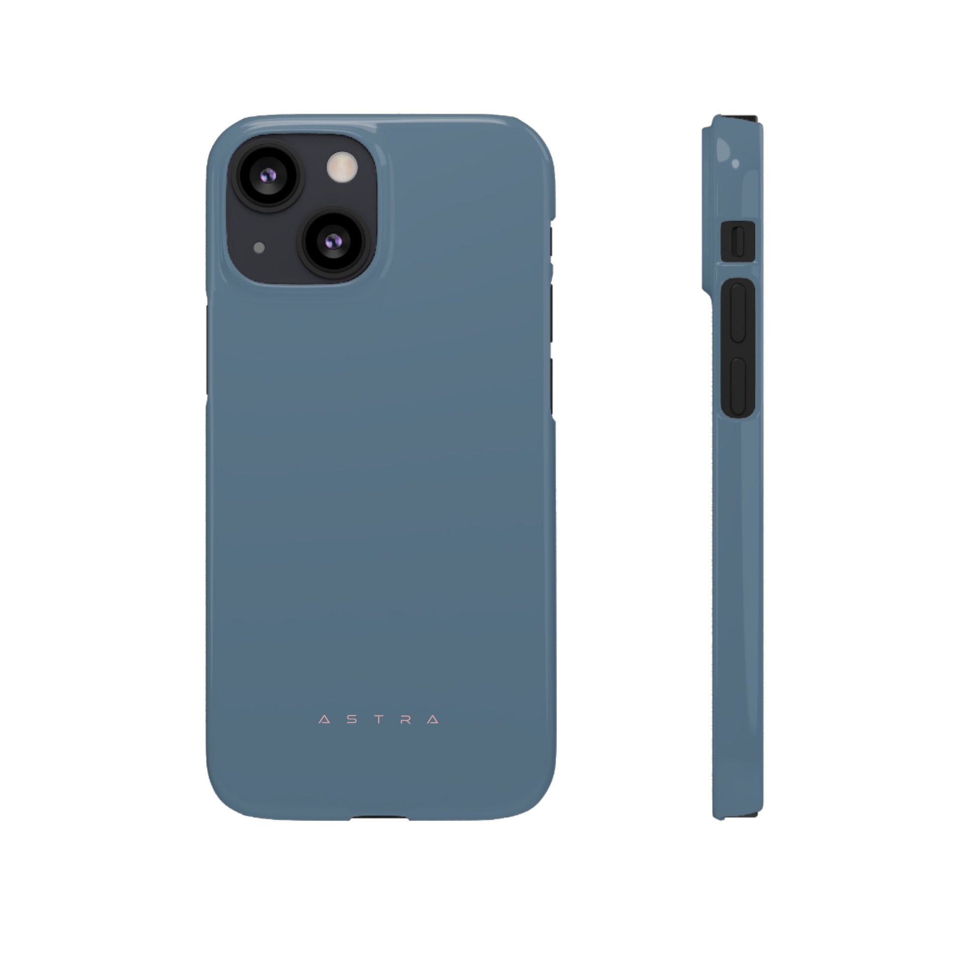 Blue Titanium iPhone 13 Mini Glossy Phone Case Accessories Classic Glossy iPhone Cases Matte Phone Cases Samsung Cases