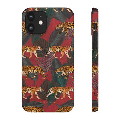Tropical Stroll iPhone 12 Glossy Phone Case Accessories Classic Glossy iPhone Cases Matte Phone Cases