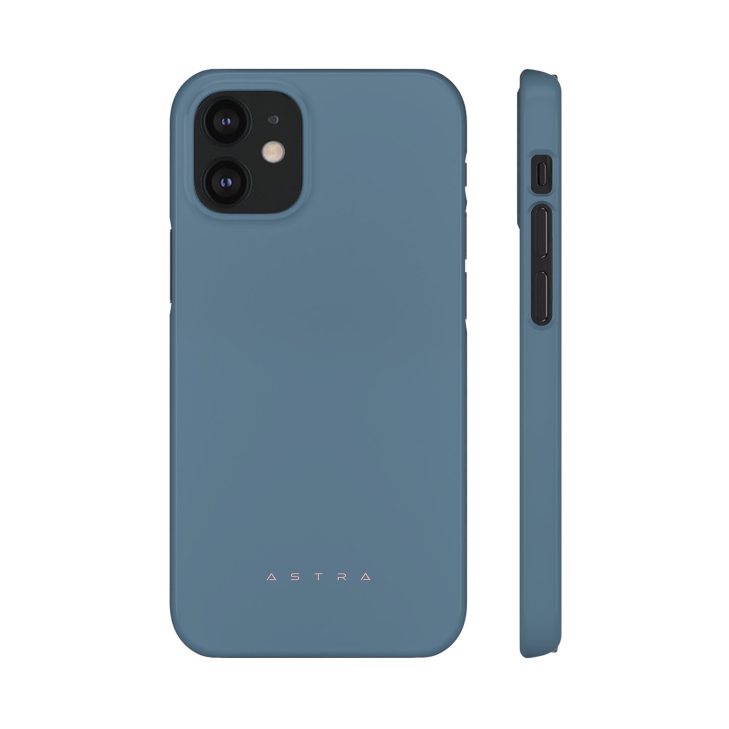 Blue Titanium iPhone 12 Mini Glossy Phone Case Accessories Classic Glossy iPhone Cases Matte Phone Cases Samsung Cases