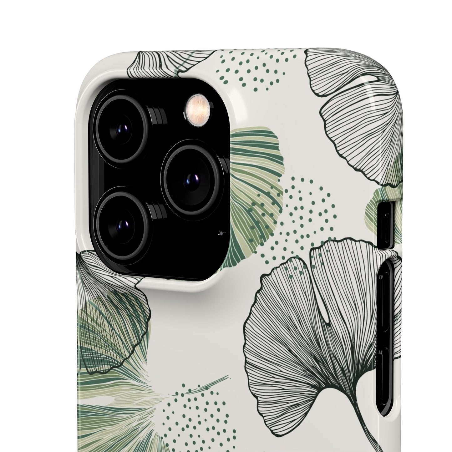 Botanical Bliss iPhone 14 Pro Glossy Phone Case Accessories Classic Glossy iPhone Cases Matte Phone Cases Samsung Cases