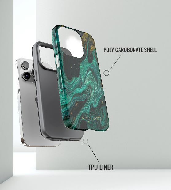Mystic Lagoon iPhone 14 Pro Glossy Phone Case Accessories Elite Glossy iPhone Cases Matte Phone accessory Phone Cases Samsung Cases Valentine's Day Picks