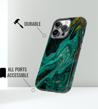 Mystic Lagoon iPhone 14 Pro Max Glossy Phone Case Accessories Elite Glossy iPhone Cases Matte Phone accessory Phone Cases Samsung Cases Valentine's Day Picks
