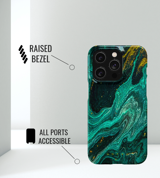 Mystic Lagoon iPhone 14 Pro Glossy Phone Case Accessories Classic Glossy iPhone Cases Matte Phone Cases