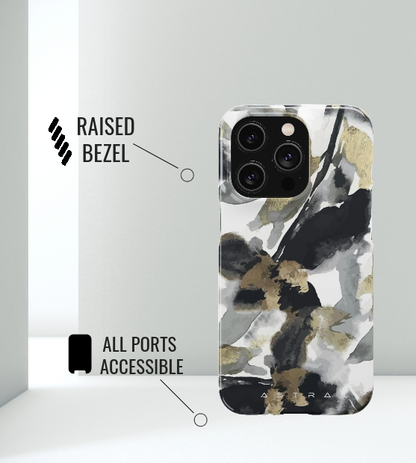 Golden Serenity iPhone 11 Pro Glossy Phone Case Accessories Classic Glossy iPhone Cases Matte Phone Cases Samsung Cases